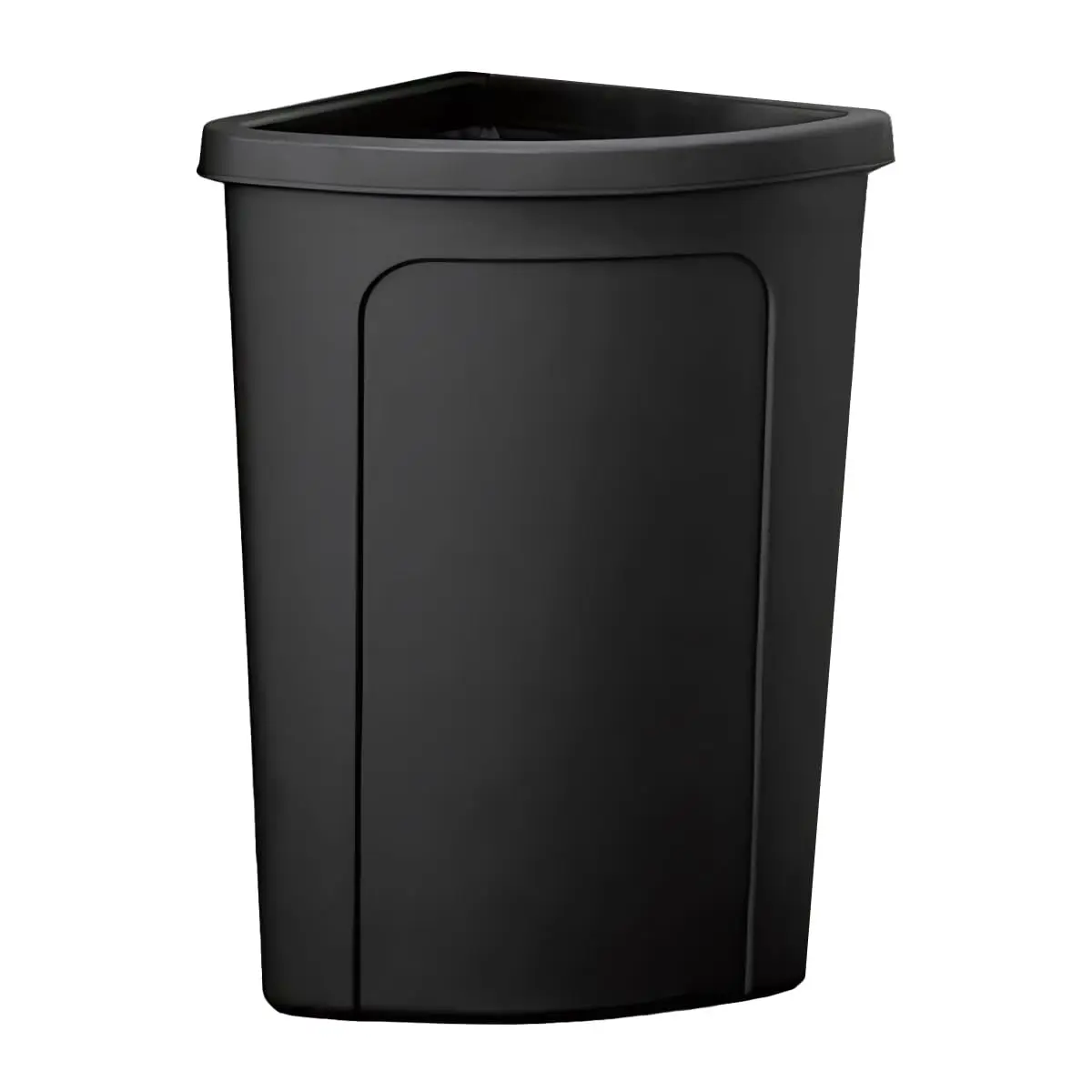

School Waste/Recycling Bin, 21 Gallon Corner Round Trash Can, Crack-Resistant, Commercial Durable Garbage Can, Reinforced Bot