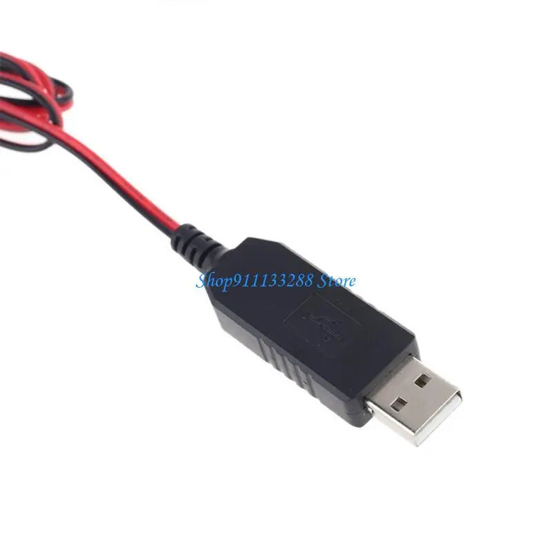 G88D Type-C/USB to 1.5-6V AA Dummy-Battery Cable for Radio LED Light Toy