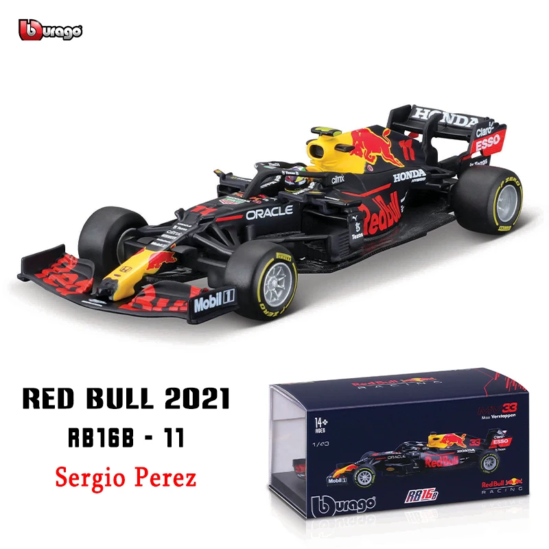 Bburago 1:43 2021 F1 Red Bull Racing RB16B 33# Verstappen racing
