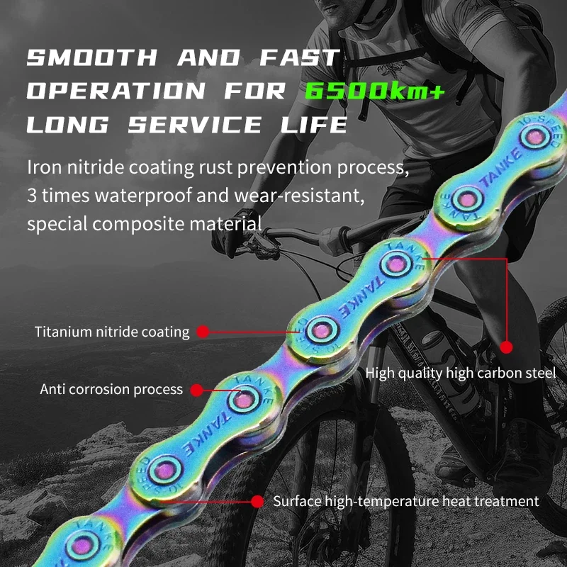 TANKE Bike Chain S8 S9 S10 S11 S12 MTB Road Bicycle Chains