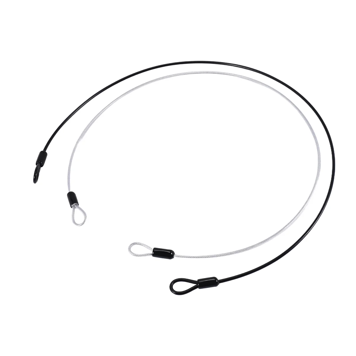 100 سنتيمتر/3.3Ft قفل كابل أمان السفر الطويل ، مضفر الصلب المغلفة كابل الأمان قفل الأمتعة ، حبل سلك كابل الأمان