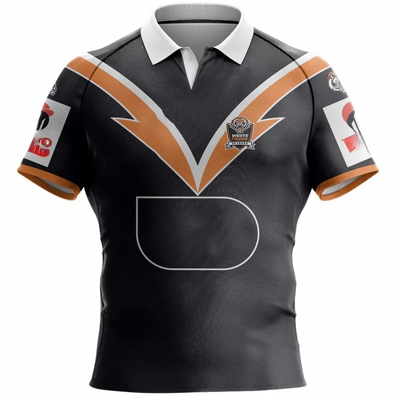 Wests tigers-2024 Rögbi men's Rövid távú sleeved/training/splicing/local/home majd away/legion/high minőségű Egyéni mezt