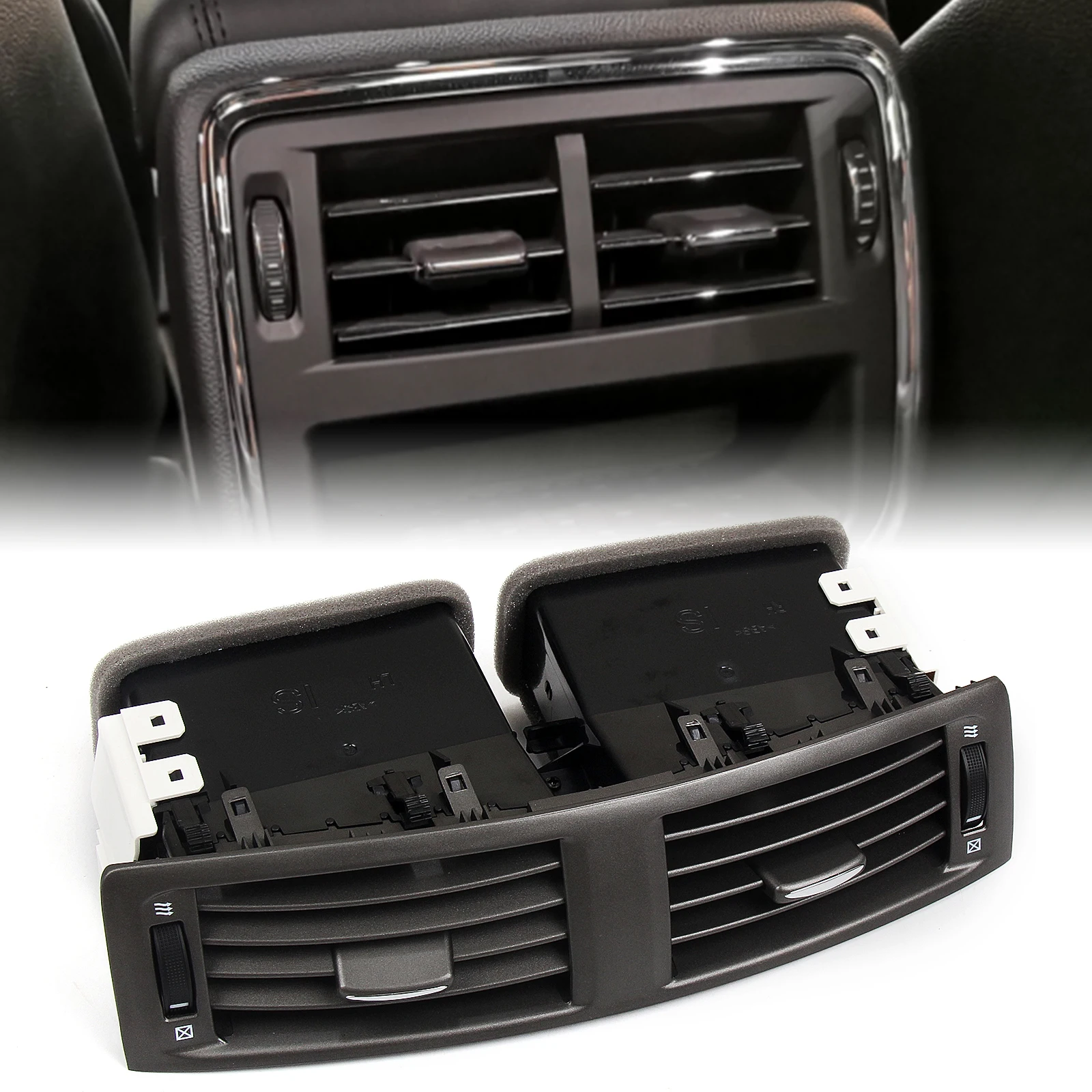 

Interior Dash Center Console Panel A/C Conditioning Air Vent Outlet Grille Assembly For Lexus IS250 IS350 2006-2009 55670-53010