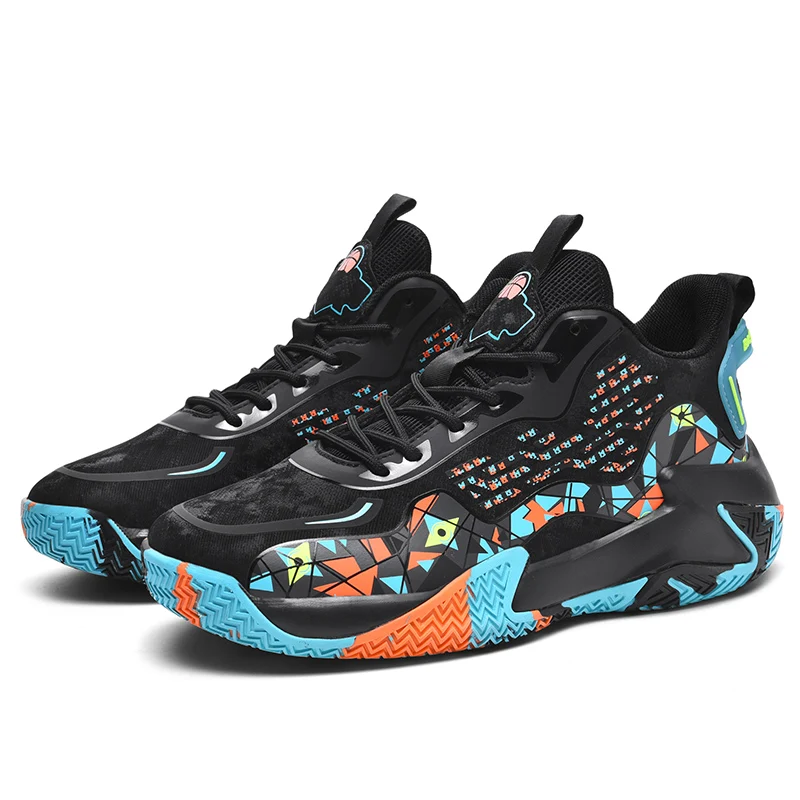 

Баскетбольные кроссовки, кроссовки для бега с трением, боевые кроссовки, мужские трансграничные кроссовки большого размера, профессиональные противоскользящие.