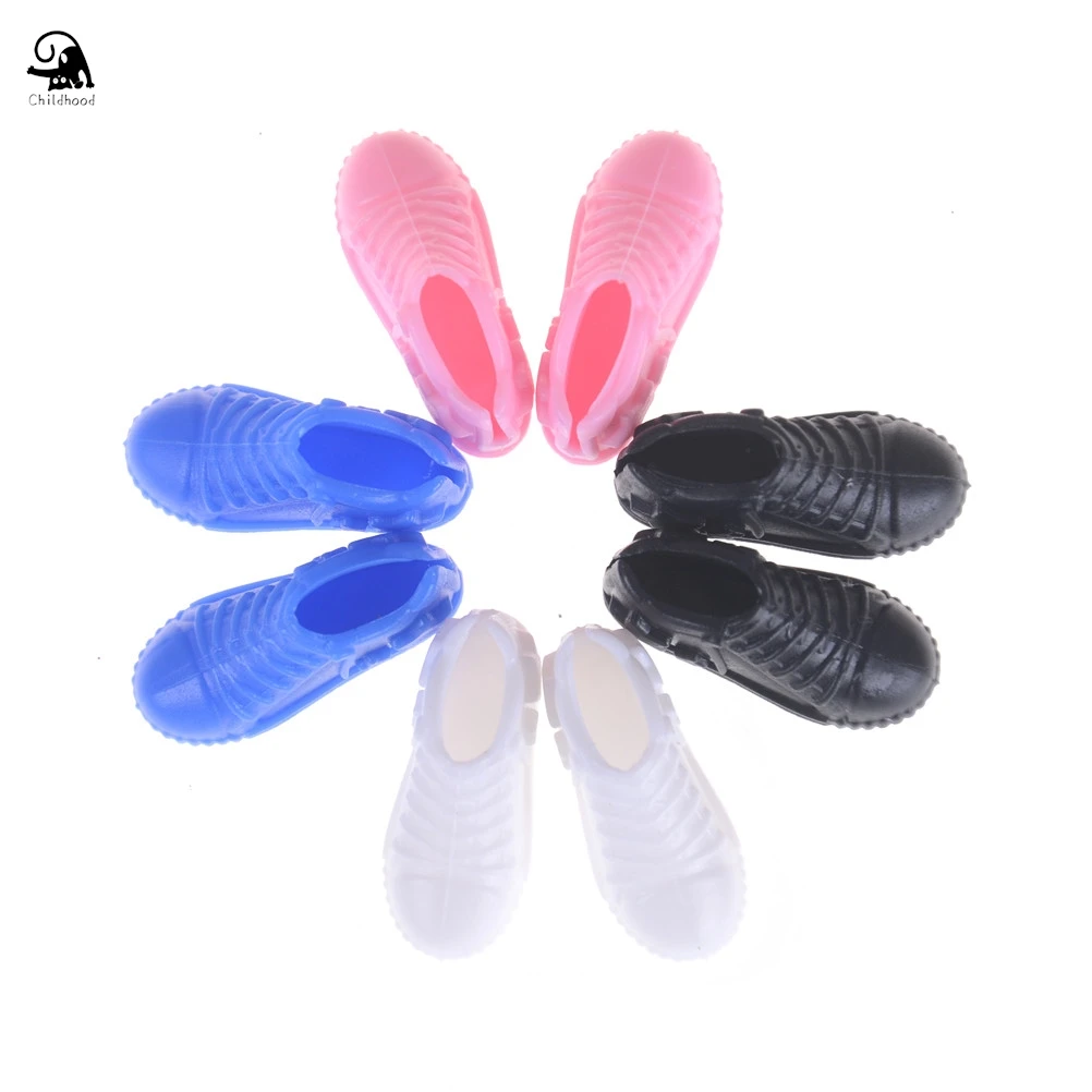 4Pairs Colorful Fashion Sneackers For Doll Mini Toy for  Doll Shoes Accessories gift for 29-30cm doll