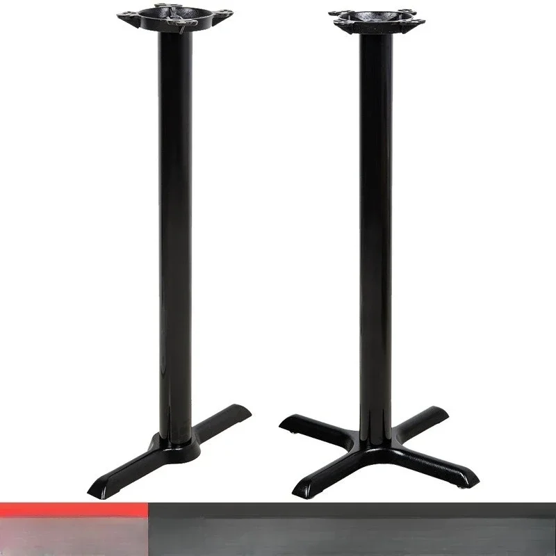 Cast iron table legs, table legs, raised support legs, cross base