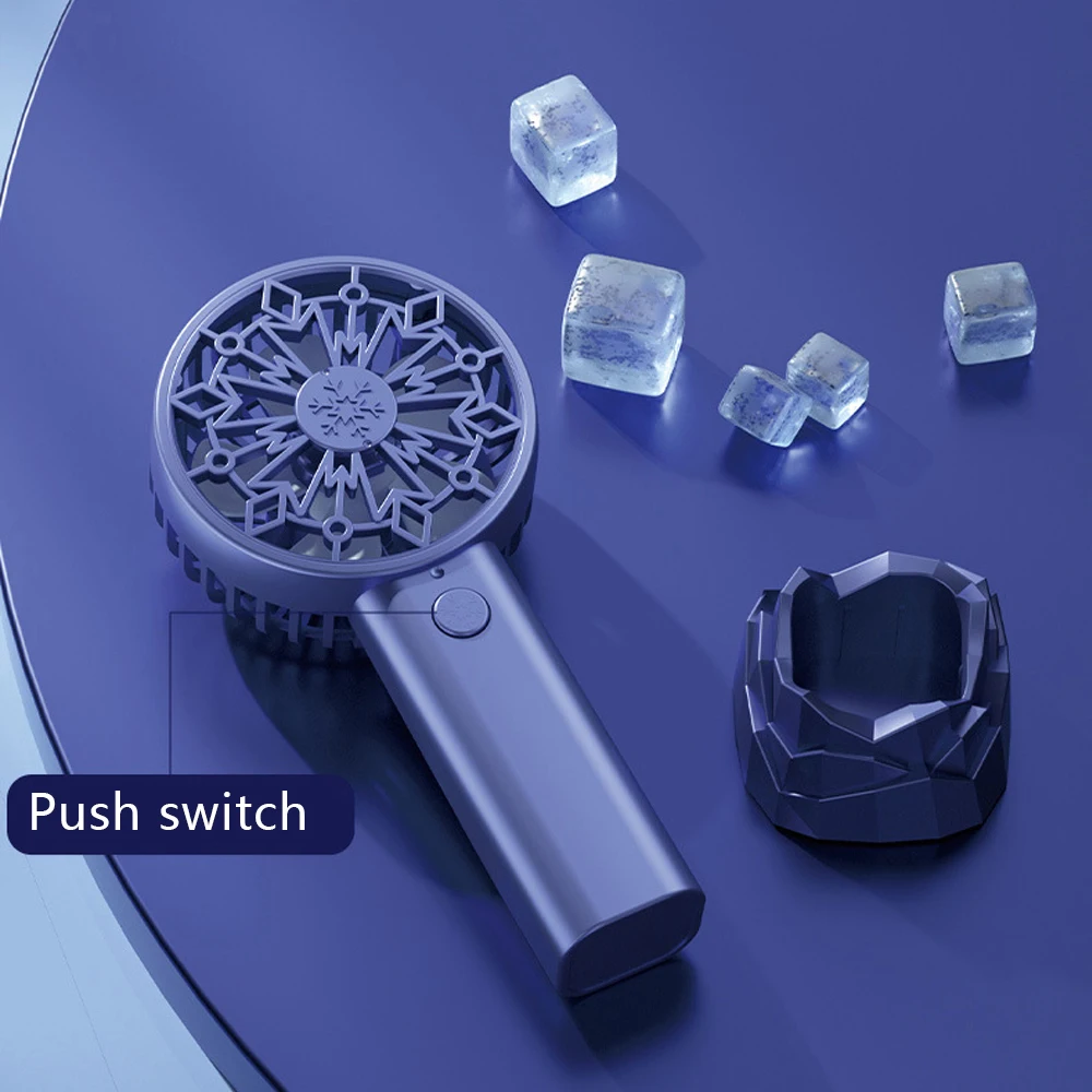 휴대용 데스크탑 이중 목적 선풍기, USB 충전, 베이스, 2 색 옵션, 패션 디자인, Abs 소재, 자연 바람