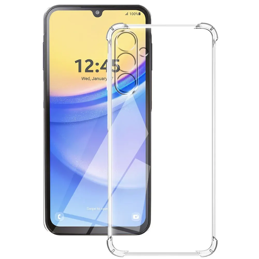 For Samsung Galaxy A16 5G SM-A166E Case Protector Soft Silicone Phone Cover For Samsung A 16 5G Clear Shockproof Airbag TPU Capa