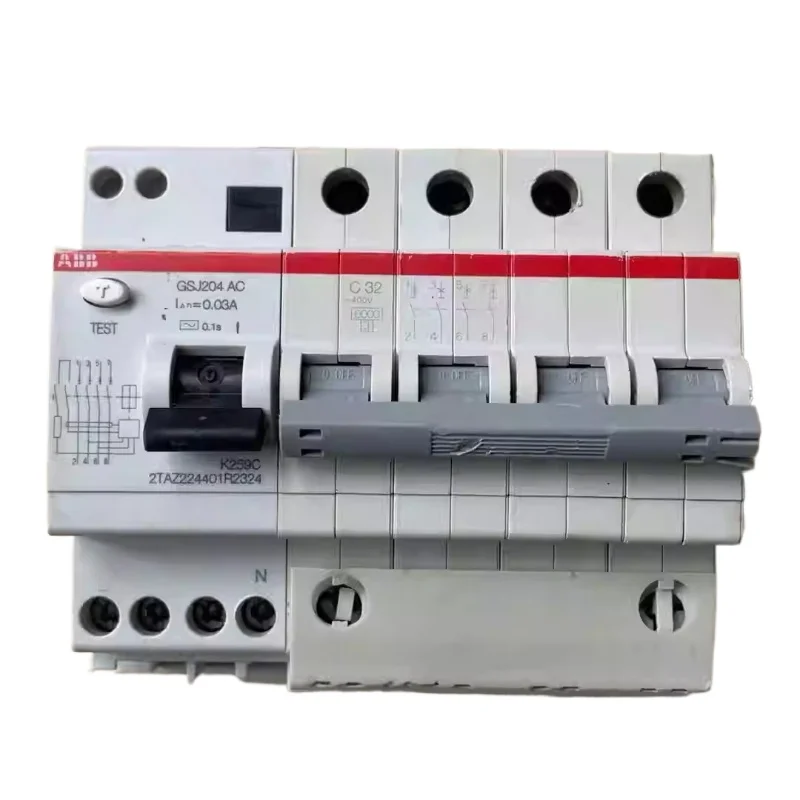 قاطع دائرة التسرب ABB GSJ200 مفتاح حماية قواطع دوائر التسرب، مفتاح نقل تلقائي ABB، 1P 2P 3P 4P #3