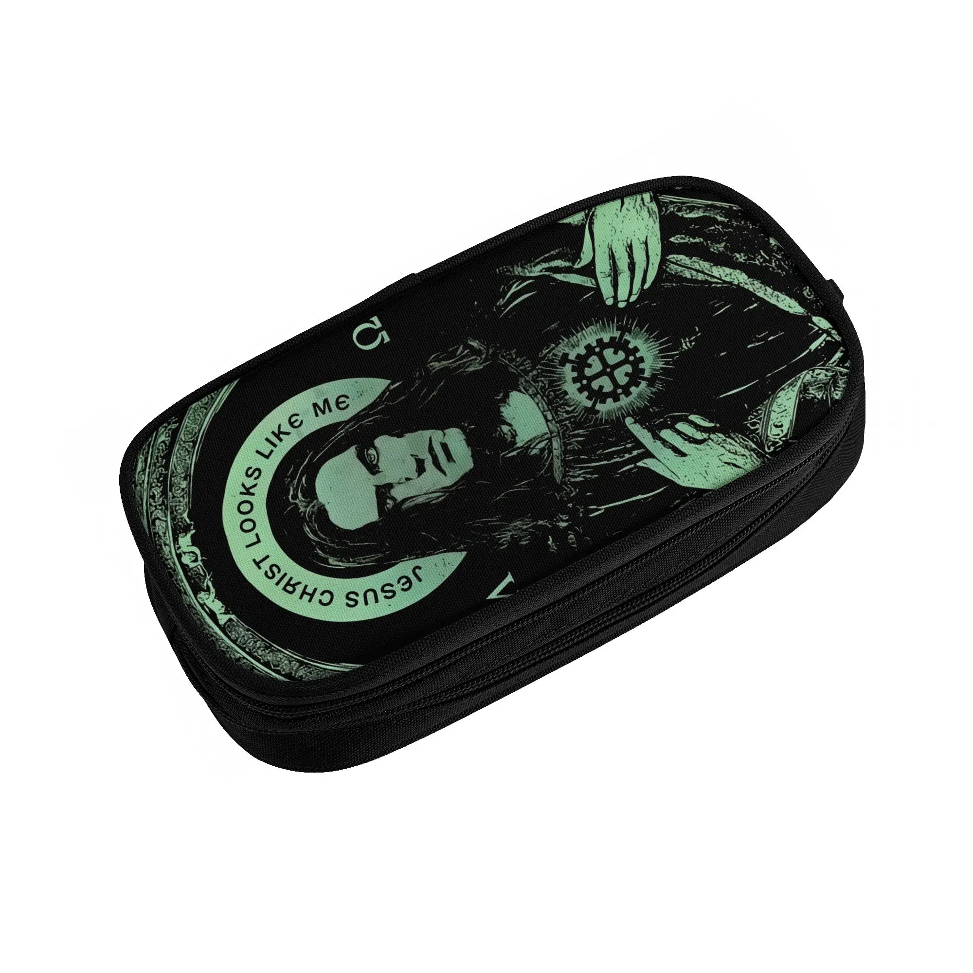 Kawaii Gothic Metal Band Type O Negative  Pencil Cases for Boys Girls  Large Storage Pen Box Bag Stationery