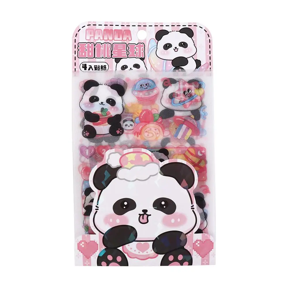 น่ารักตลก Kawaii Panda สติกเกอร์กระดาษแฟชั่นการ์ตูน Panda สติกเกอร์ DIY สัตว์สติกเกอร์ตกแต่งของขวัญวันเกิด