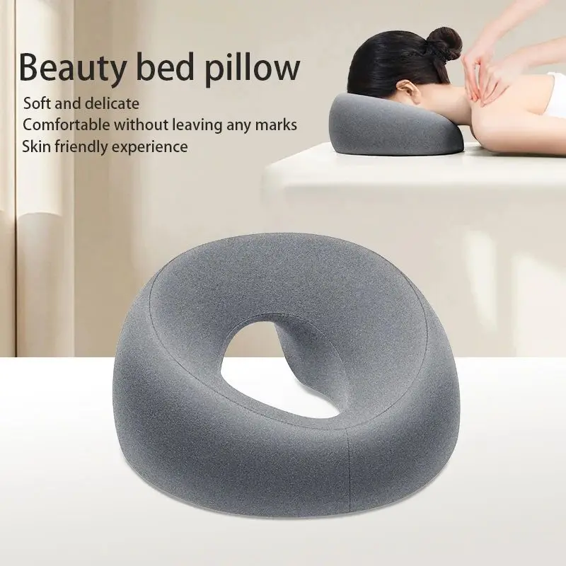 Face Down Pillow Desk Nap Pillow Prone Resting Comfort Memory Foam Ergonomics Home Massage Headrest for Beauty Salon