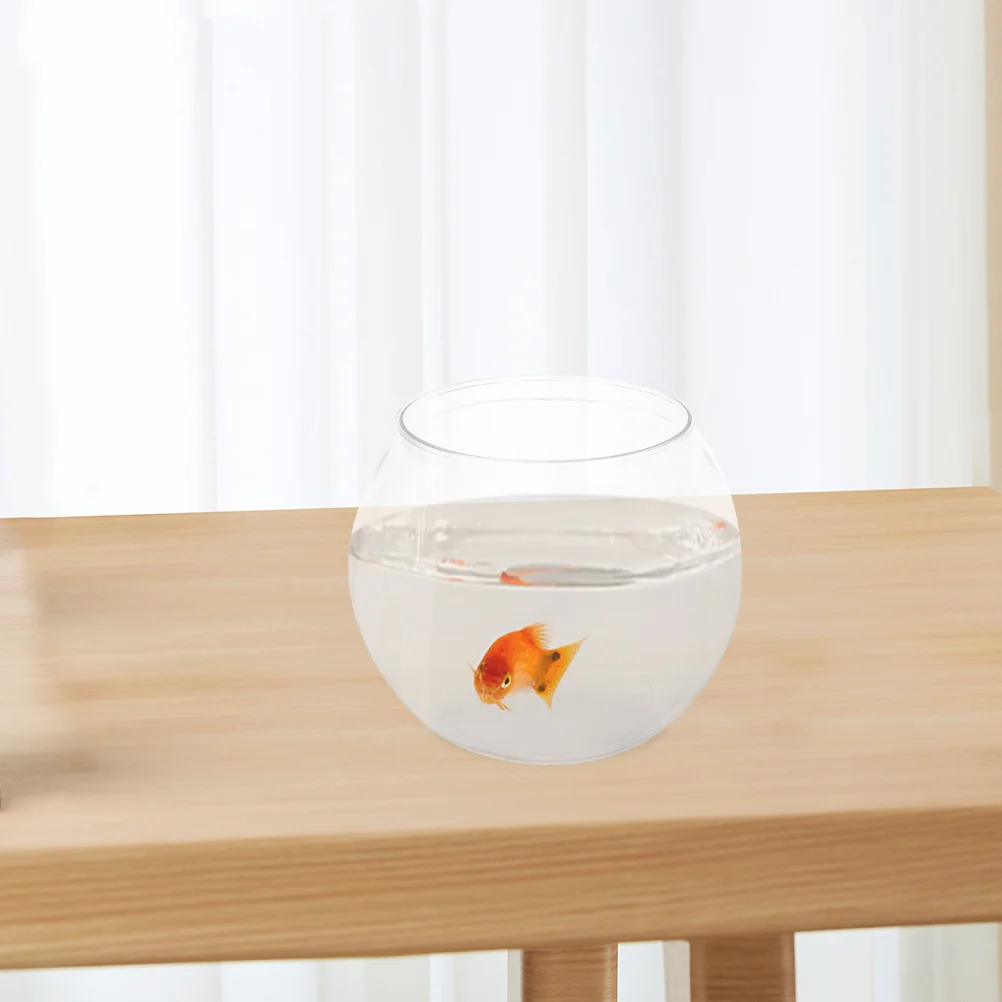 

Transparent Landscape Fish Tank Unbreakable Desktop Aquarium Globe Bowl For Goldfish Micro Landscape Vase Clear Tabletop