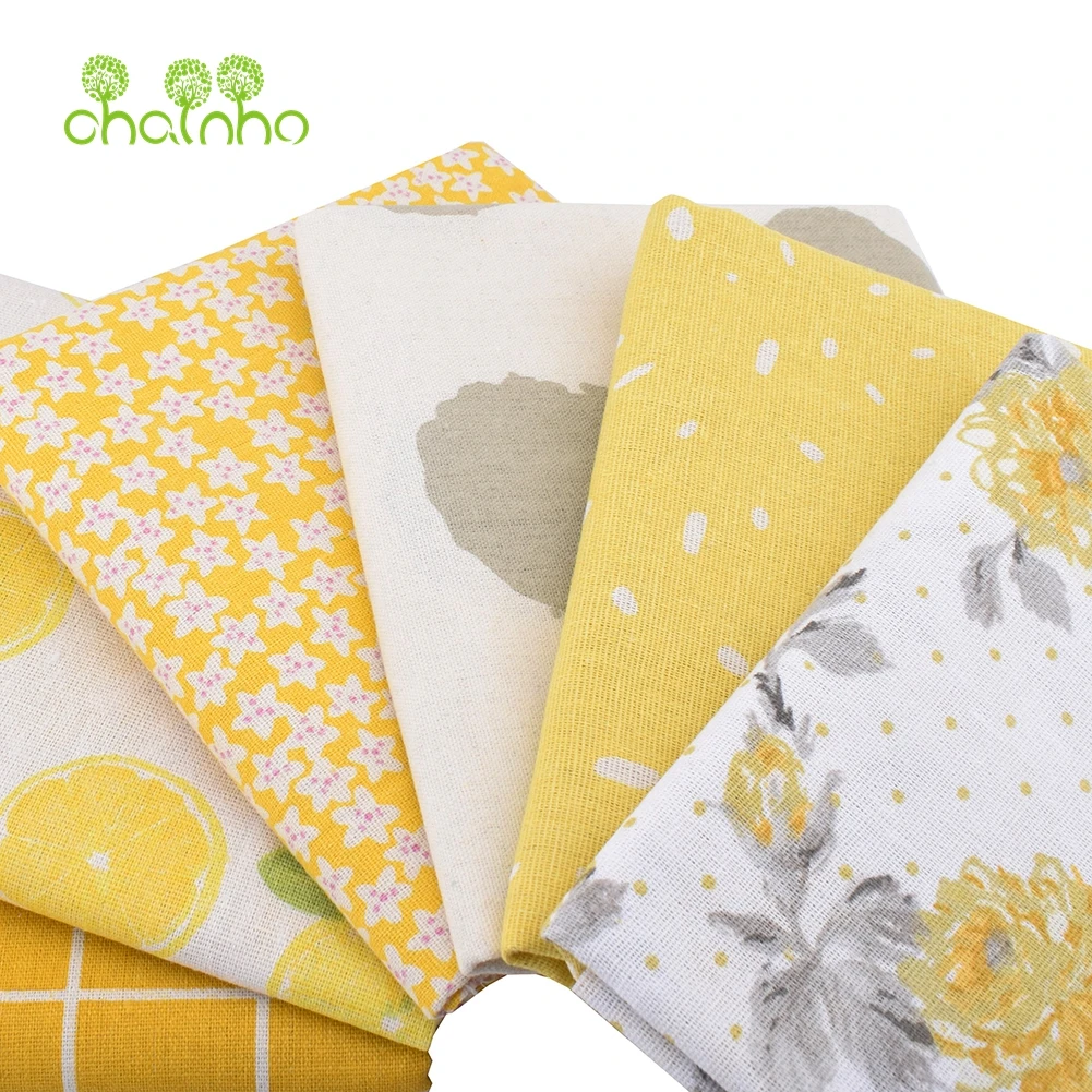 Chainho,Printed Cotton Linen F - Sewing Geotextile Fabric recension och pris