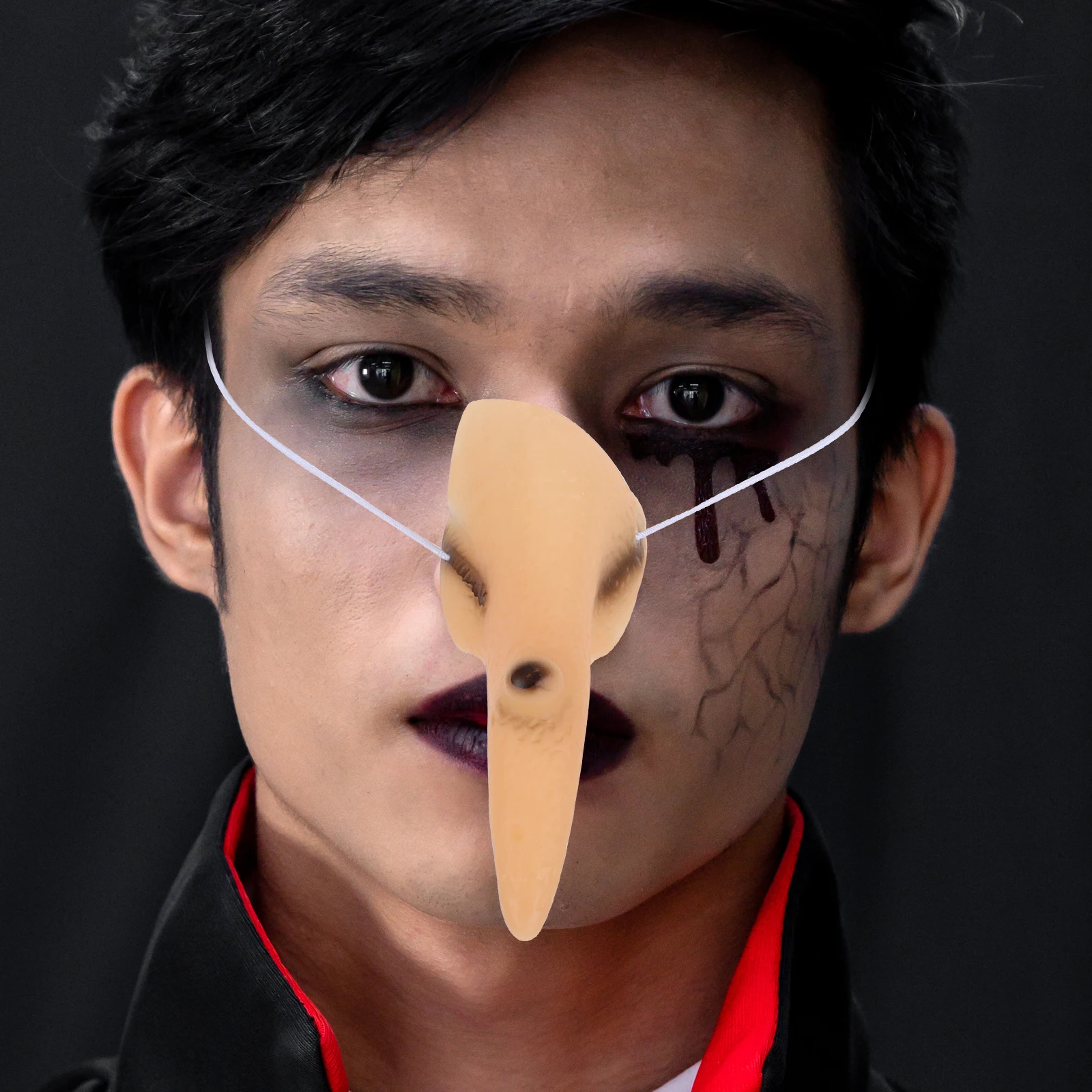 

11 Pcs Fake Nose Makeup Props Halloween Masquerade Witch Nails Decor Fingers Bulk for