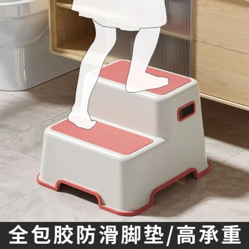 Ladder Stool Two-step Ladder Step Foot Pedal High And Low Stool Ladder Chair Dual-purpose Kitchen Climbing Stool