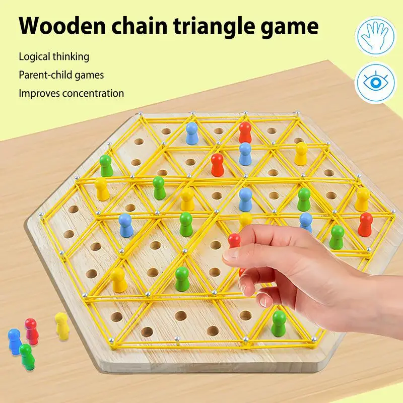 

Triangle Rubber Band Game Interactive Triangle Strategy Puzzle Game Multiplayer Puzzle Games Territory Capture Family Game For