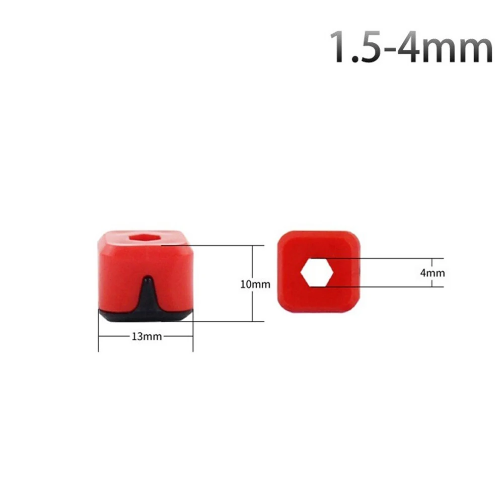 

Screwdriver Magnetizer Plastic+alloy Steel Red Wear Resistance Batch Head Fixed Holder Hex Wrench High Efficiency