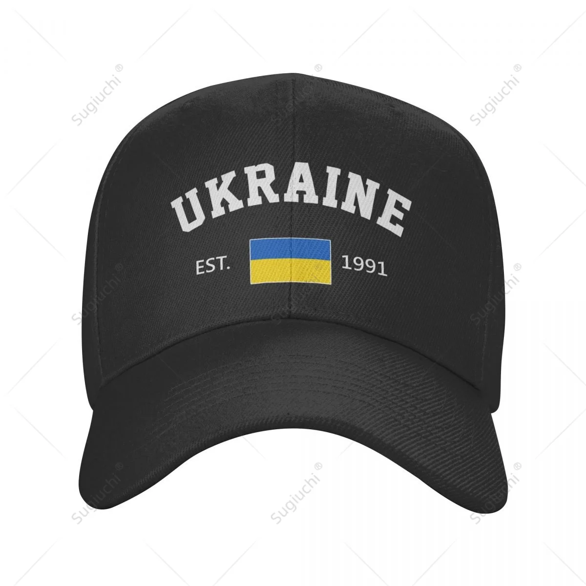 Baseball Cap Ukraine EST.1991 Independence Day Wild Sun Shade Peaked Adjustable Outdoor Caps