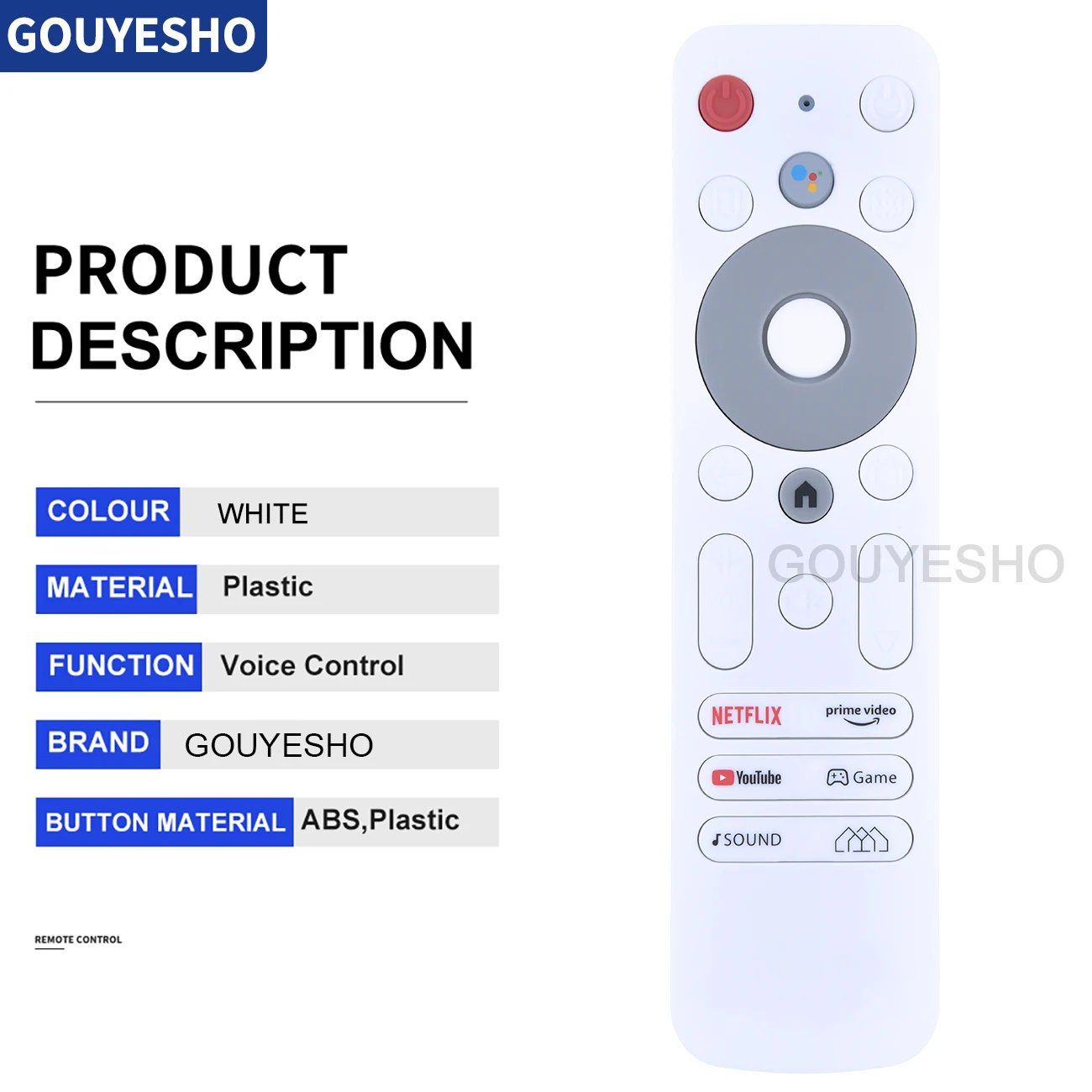 New Voice Remote Control For Home Hub Homatics Box Q 4K UHD Android TV