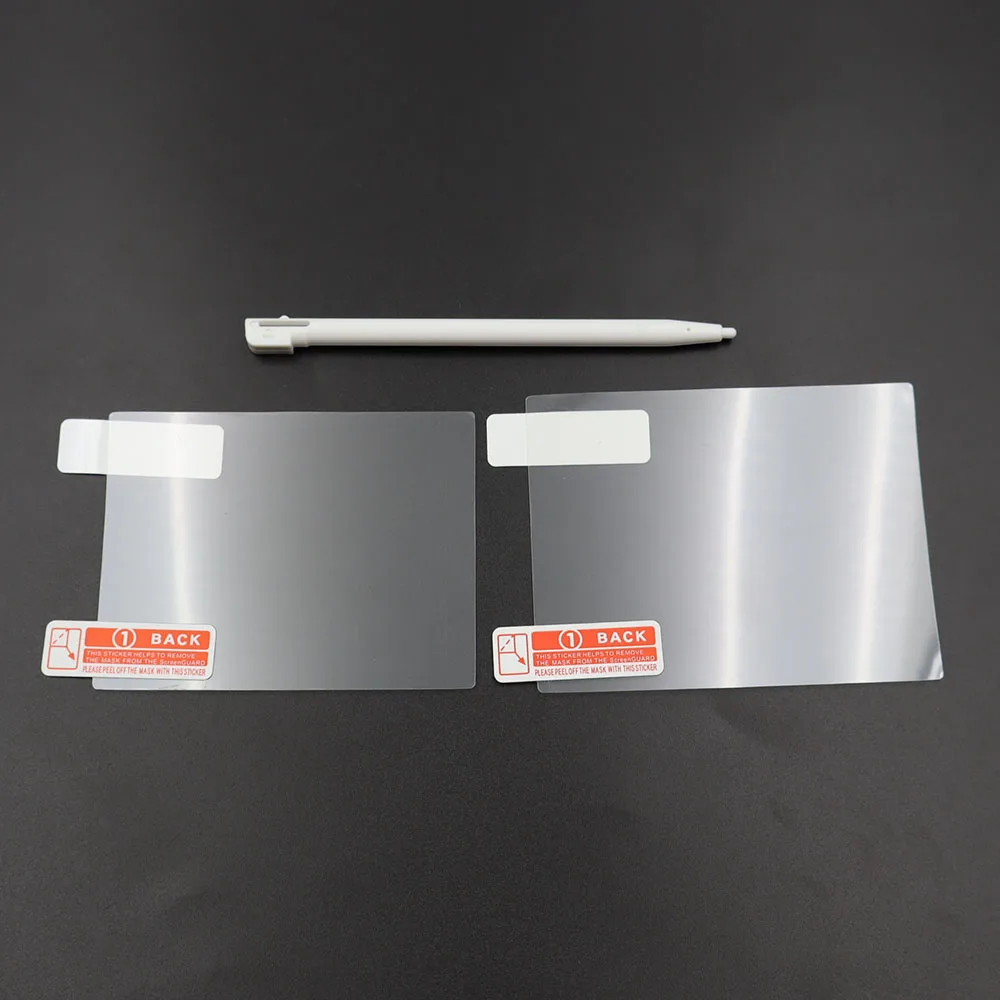 Nintend NDSi 스타일러스 펜 및 NDSi 용 스크린 보호기 용 2 세트 교체 스크린 보호 필름 + 터치 스크린 펜