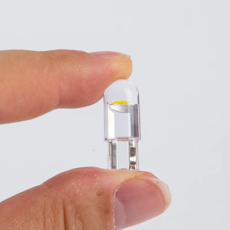 

COB Glass W5W Led T10 Car Light 6000K White Auto Automobiles License Plate Lamp