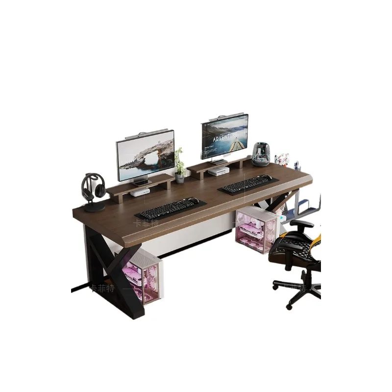

Computer desk Large board table Solid wood desk Home bedroom Study table Single workbench Desk Double e-sports table