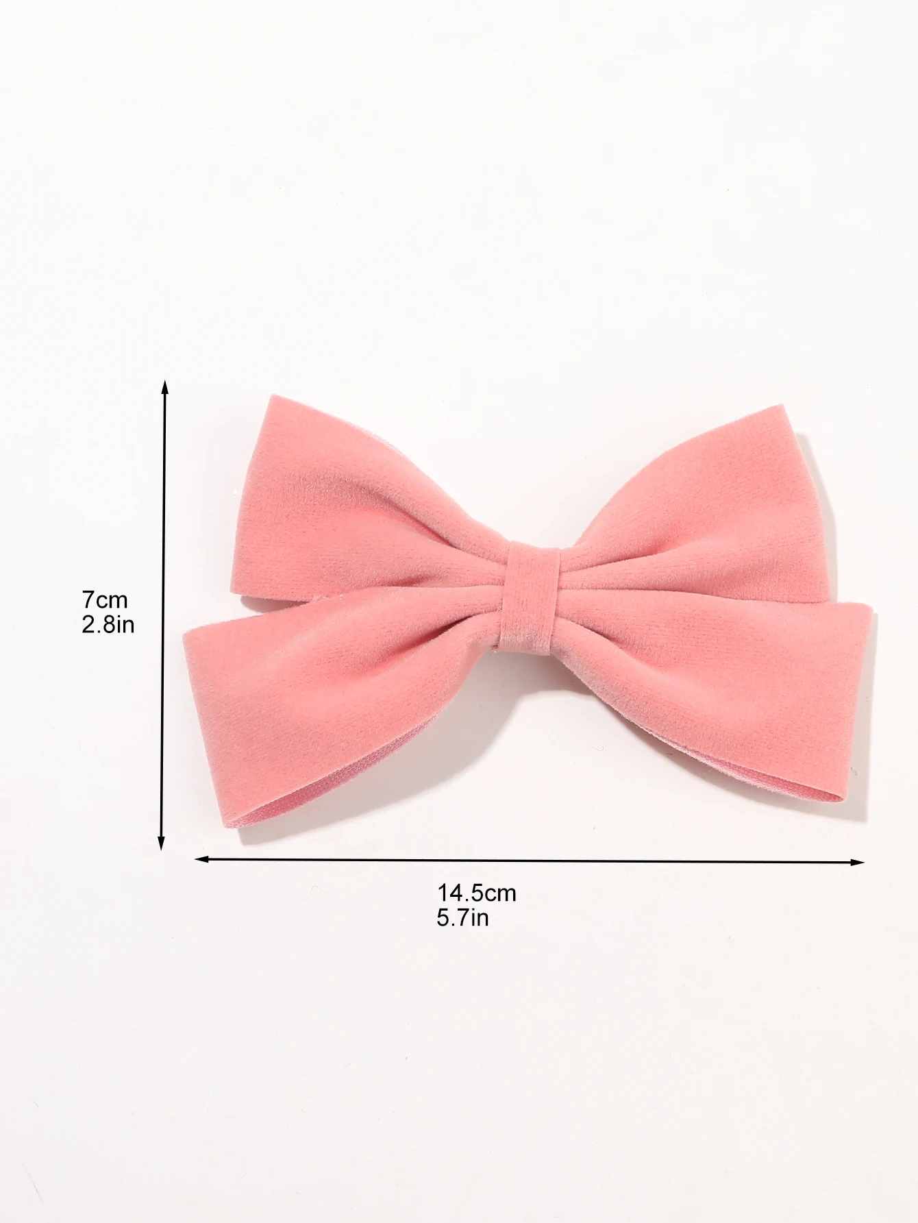 1PCS Velvet Hair Bows Hair Ribbon Clips Hair Accessories for Women Girls Toddlers Kids Baby