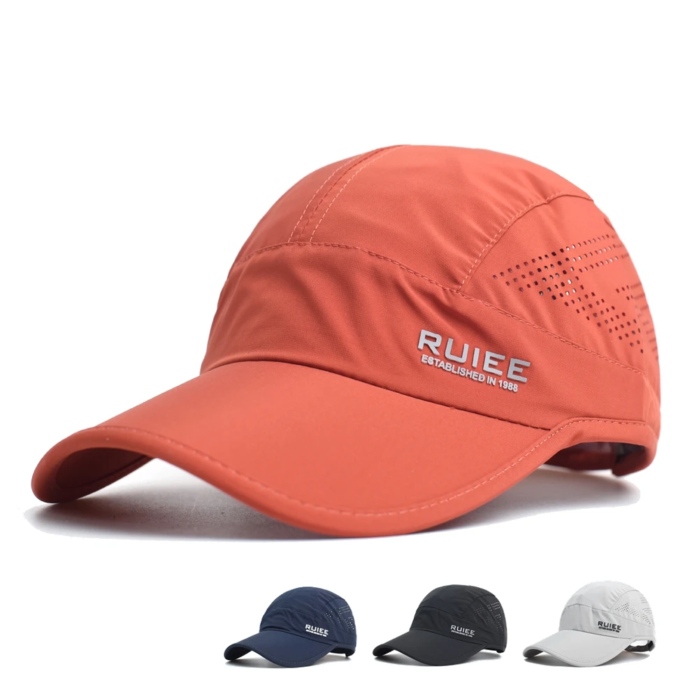 Spring Summer Outdoor Sport Baseball Cap Quick Drying Hat Unisex Waterproof Breathable Cap Foldable Cycling hat Sun Protection