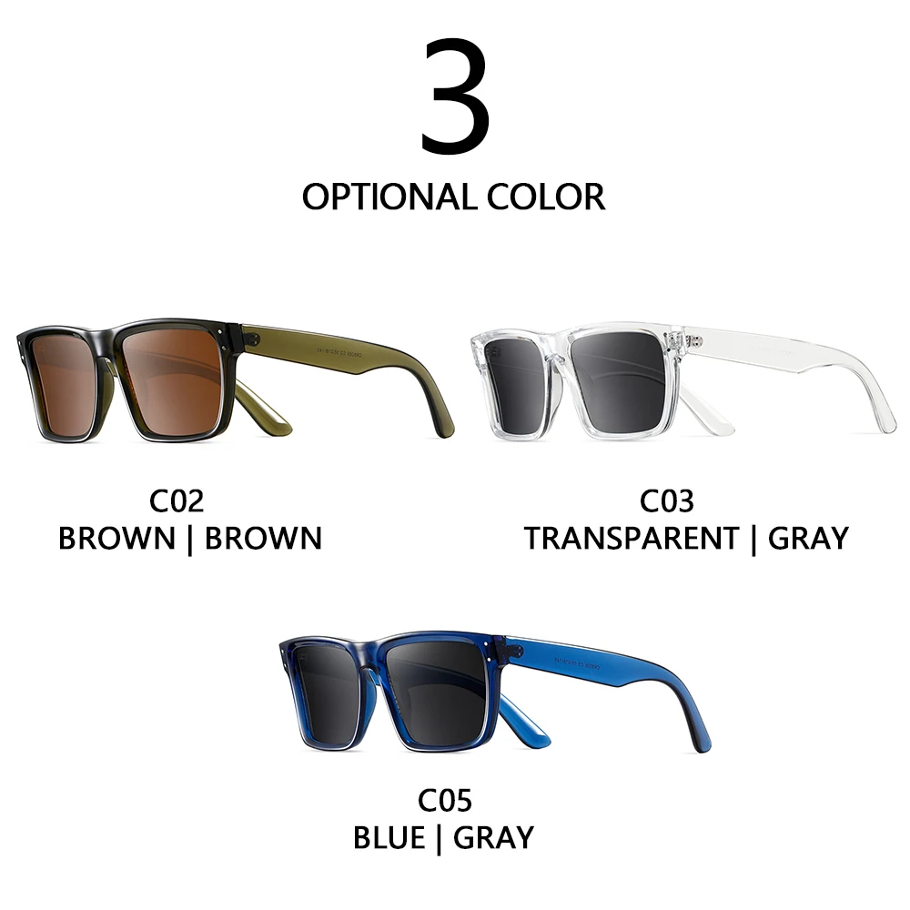 CRIXALIS Vollformat-Sonnenbrille für Herren, formelle Anlässe und Alltag, Angeln, Golf, Laufen, Outdoor-Brille, entspiegelt, UV400 – Detail 4