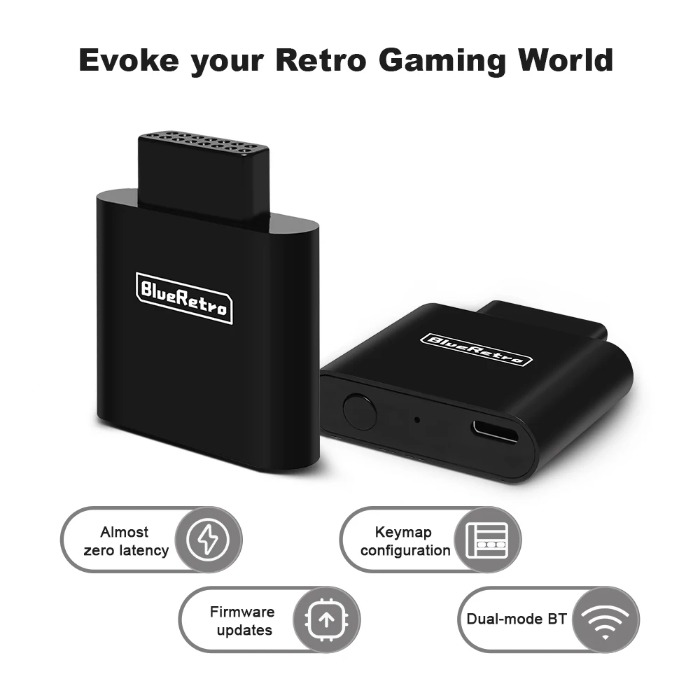 

Wireless Controller Adapter Blueretro For SNK NeoGeo AES MVS CD Consoles For PS5 PS4 8bitdo Switch Xbox Series X|S Controllers