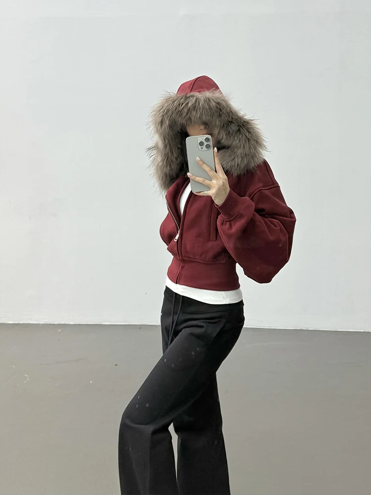 R Pte ort رقيق طوق هوديي Jaet المرأة الخريف الشتاء ملابس داخلية سليم صالح متعدد الوظائف البلوز معطف تخفيف Sle #2