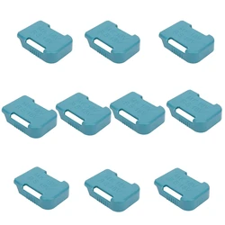 10Pcs Battery Storage Rack Battery Holder Case for Makita 18V Fixing Devices(Blue)