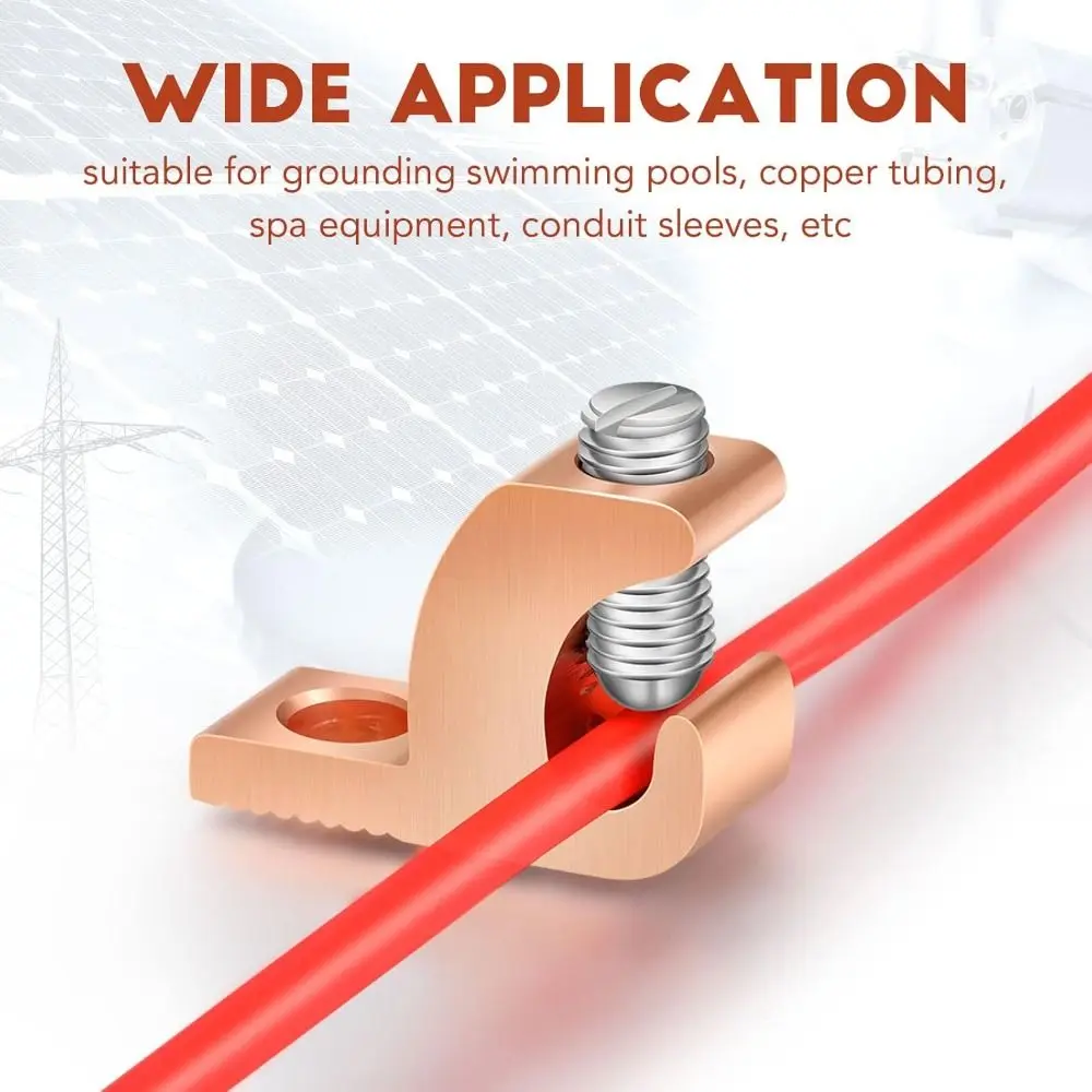 Electrical Connector Copper Lay in Connector AWG 4-14 Wire Range Copper Conductor Lay in Lugs