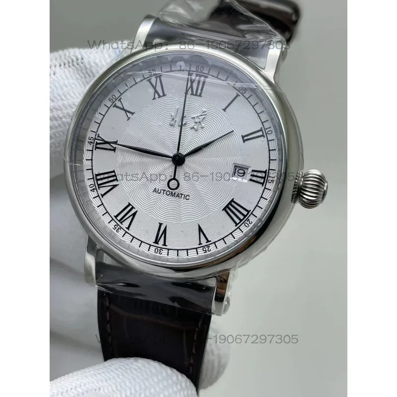 White Disc Watch, Single Calendar Manual Mechanical Watch