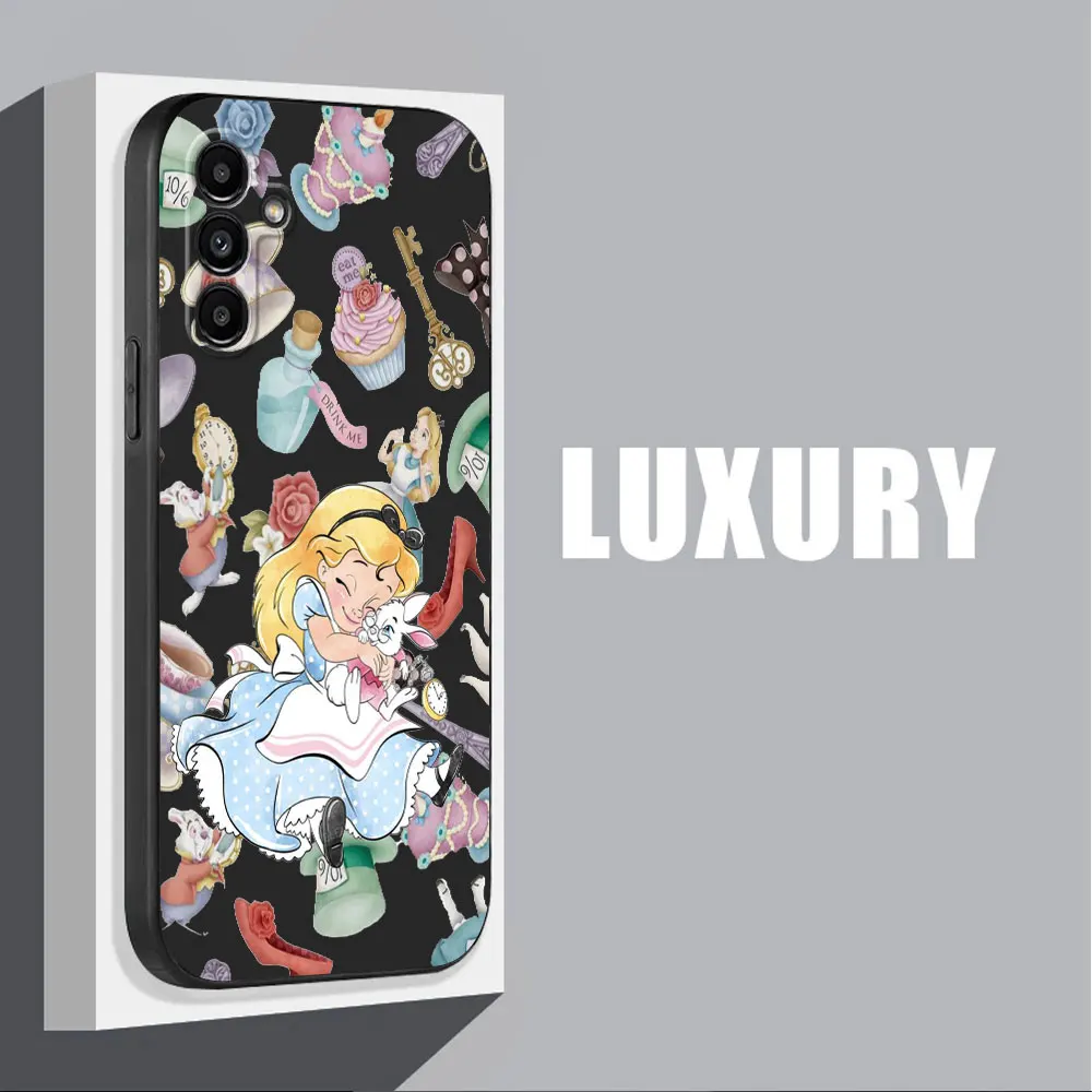 Disney Alice in Wonderland Phone Case for Motorola Moto Edge 30 Neo Edge 30 40 Pro One Fusion Plus G Stylus 2022 Edge 20 Cover