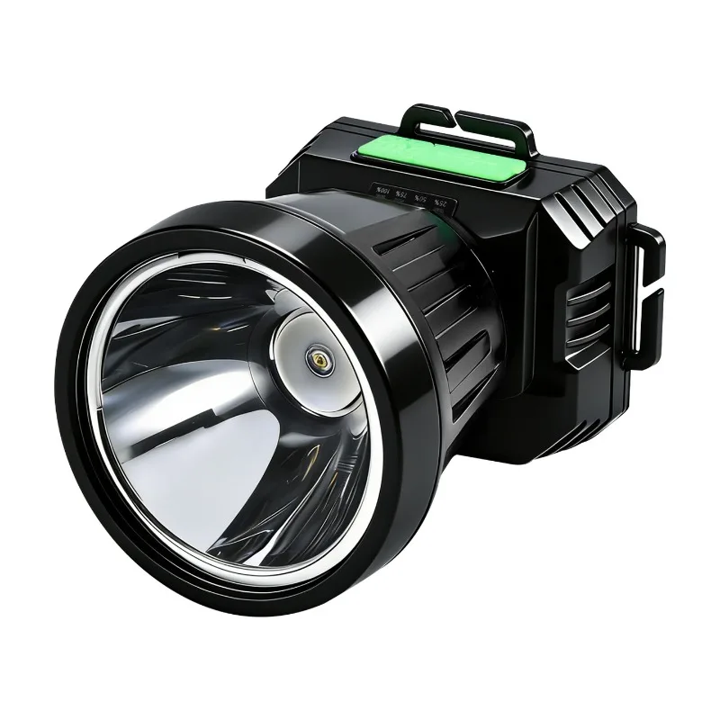 Lithium-ion Battery Outdoor Headlamp, Waterproof Rechargeable High-brightness Long-distance LED Headlamp