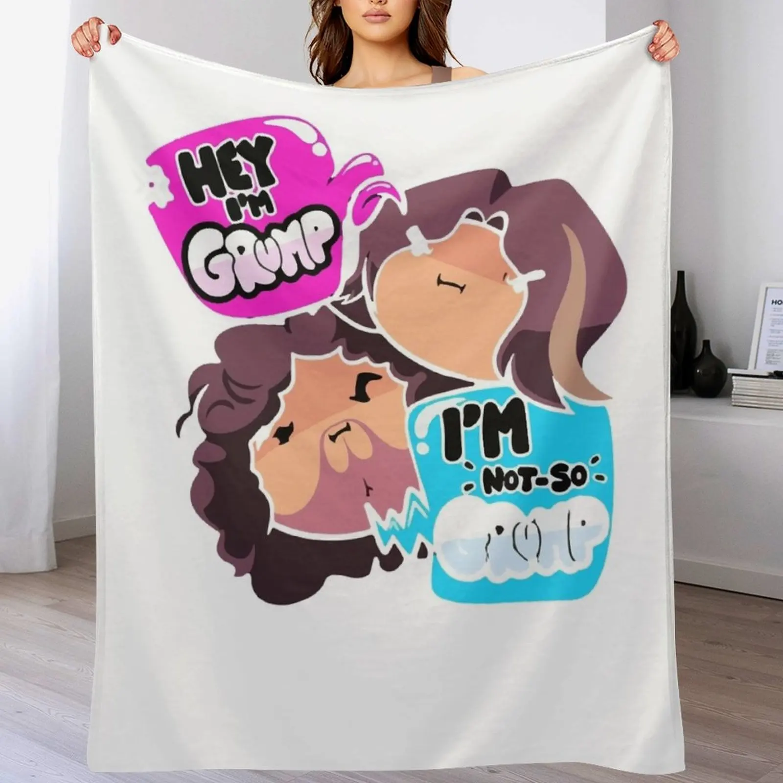 Game Grumps Throw Blanket heavy to sleep Luxury St Soft Beds Blankets