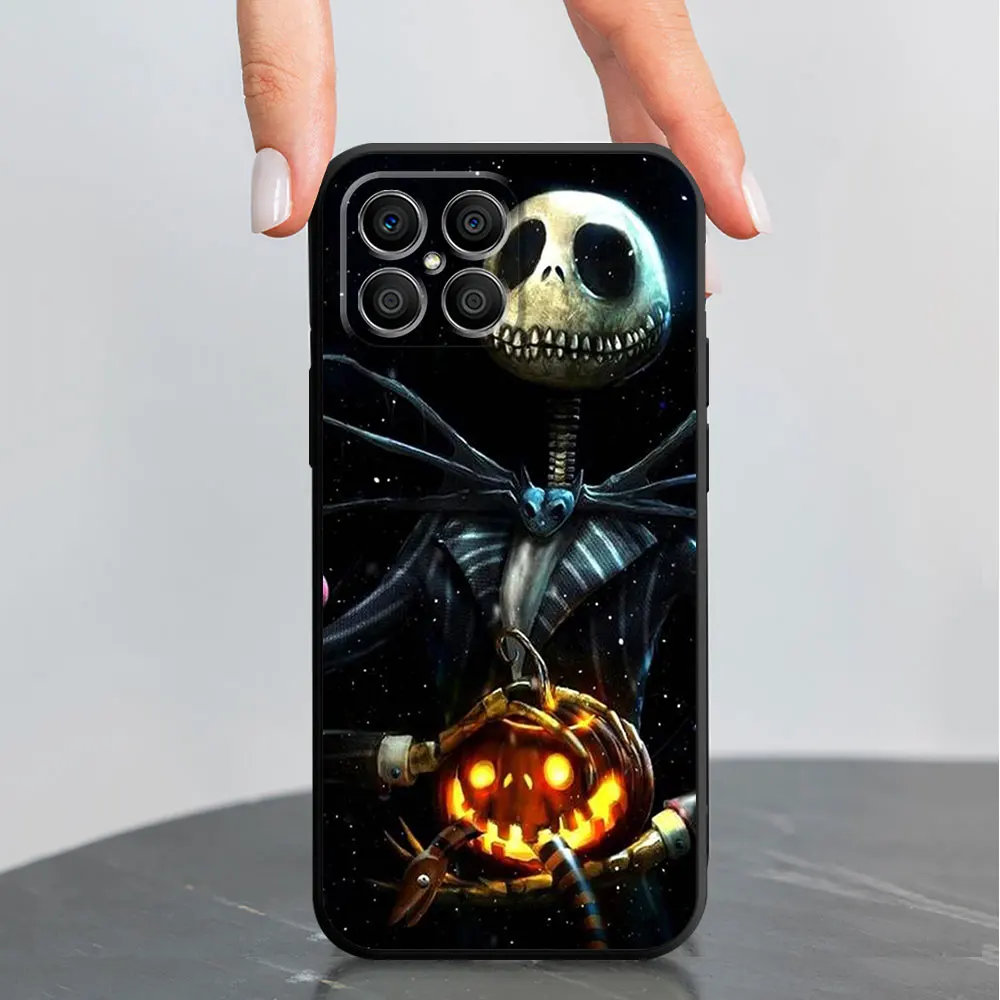 Case For Huawei Honor X8 X8a X9a 8X 90 Lite X7 70 50 P30 Pro P40 P Smart Z P20 TPU Phone Cover Jack Skellington Before Christmas