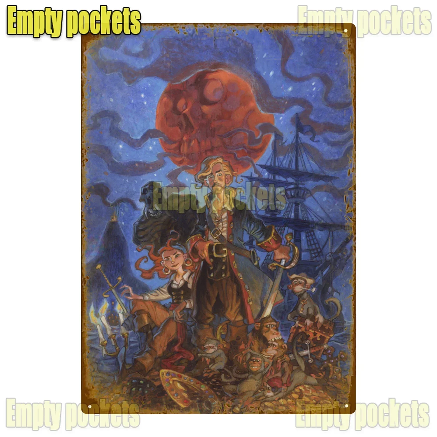 ملصق الكلاسيكية Spiel ation Heimkino Küche Design Blechschild Geschenk Ingen Kinder