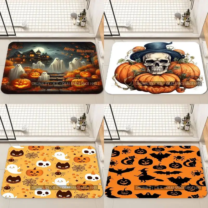 

Halloween-themed Digital Print Living Room Decoration Home Sofa Non-Slip Carpet Study Bedroom Tatami Children'S Soft Floor Mat