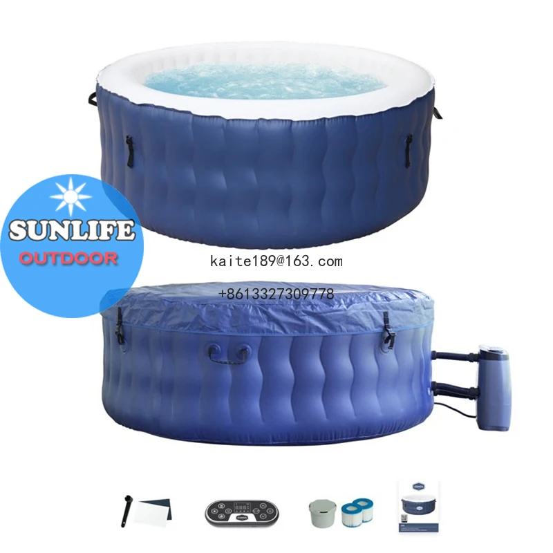 

High-Quality Swim SPA Pool Outdoor,1.8m/1.95m Jacuzzi Inflatable Hotel Villa Garden,Inflatable Bathtub for Adults