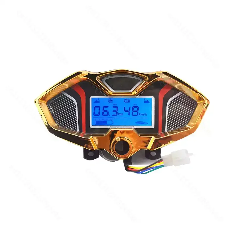 Multi-Function ETrike Digital Display Panel Universal 48/60/72V 3 Wheel Electric Bike Odometer Speed Voltage Battery Level Meter
