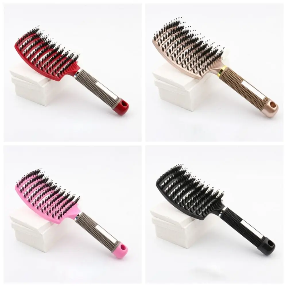 Wet and Dry Anti Klit RibComb Non-slip Bristle Massage Comb Antistatic Hair Scalp Massage Styling Tools Hairdressing Salon