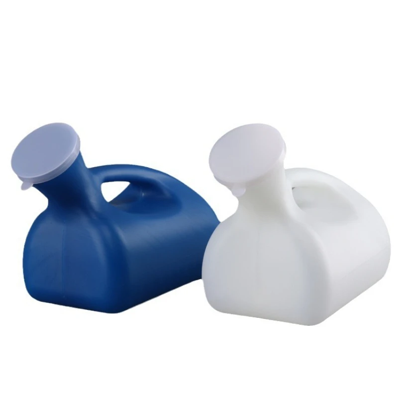 

Urinals Men's Car with Scale 1000-2000ML Plastic Pot Urinals Elderly Bed with Cover Chamber Pot