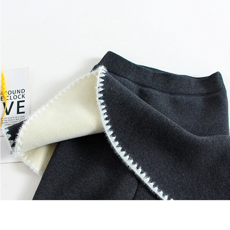 New Winter Girls Skirt Pants For Girls Plus Velvet Thicker  Leggings Children's Clothes Tutu Pants Toddler Warm Thick Trousers image 3