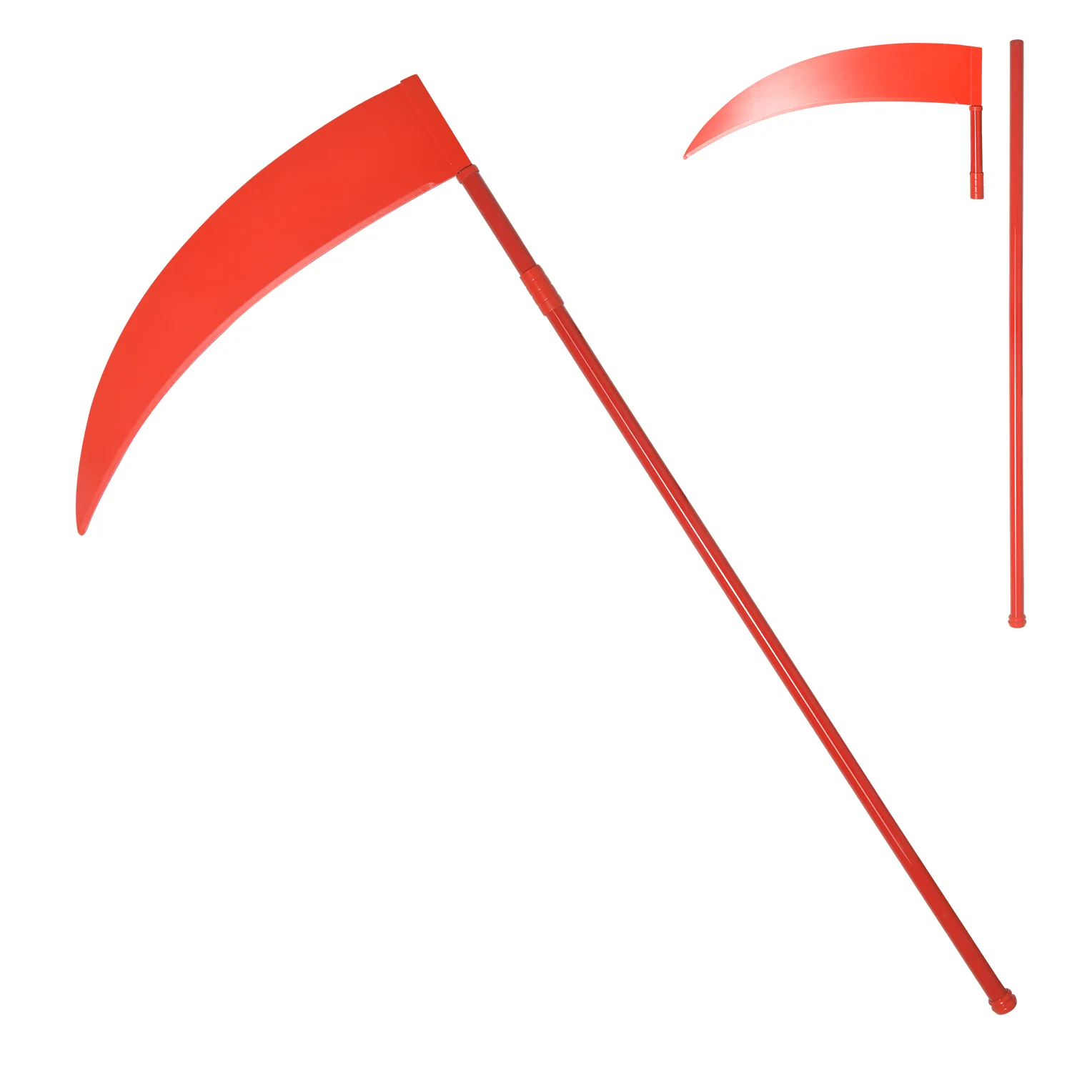 

61 Inch Anime Red Power Scythe Prop For Cosplay-Installation Required Collection Decoration