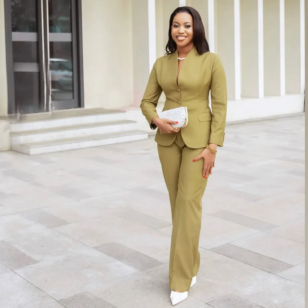 

Yimi Women's Suit 2 Pieces Single Breasted Wedding Suit for Women Evening Jacket Formal Office Business Blazer Set Customized