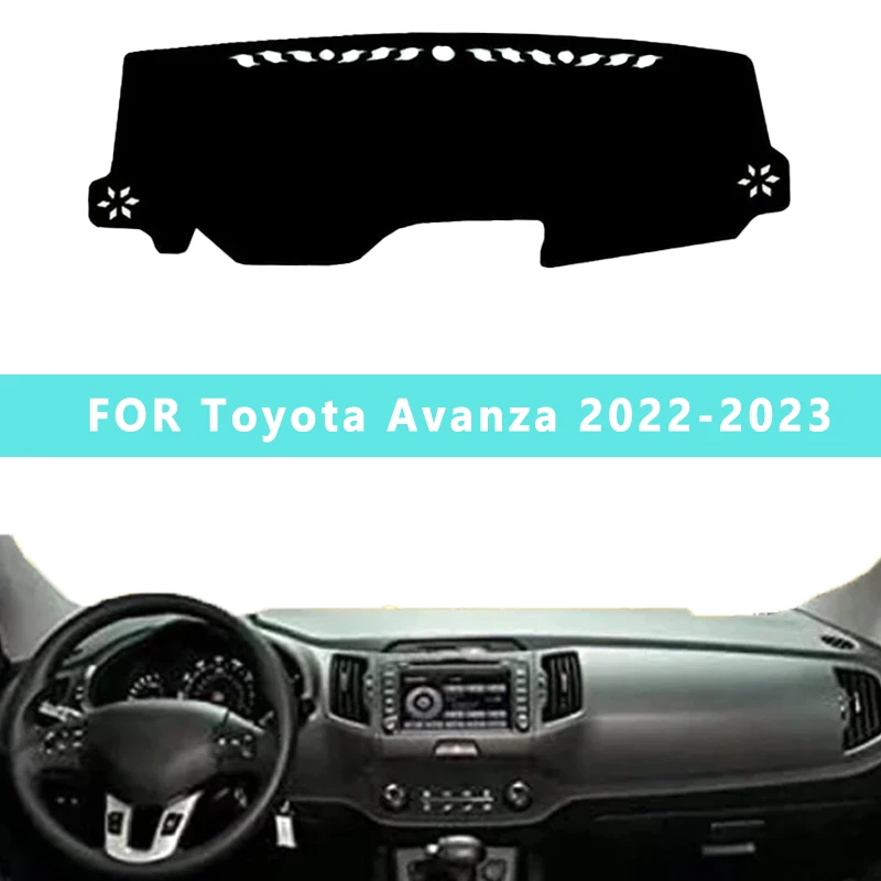 

Крышка приборной панели автомобиля, коврики от солнца, избегайте световых накладок, защитные ковры для приборной панели для Toyota Avanza 2022-2023