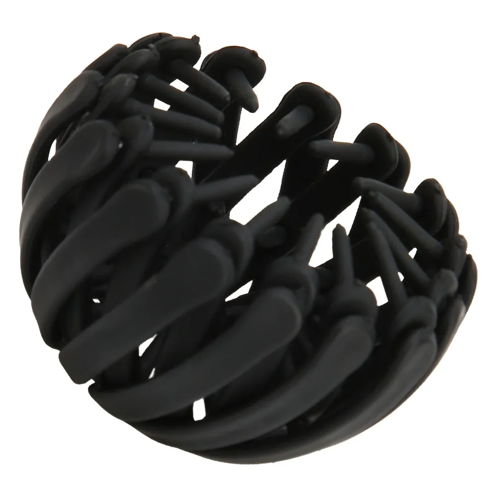 4pcs Plastic Ponytail Hair Clip Strong Grip Elegant Ponytail Holder Clip Bird Nest Design Stylish Ponytail Hairpin For Women